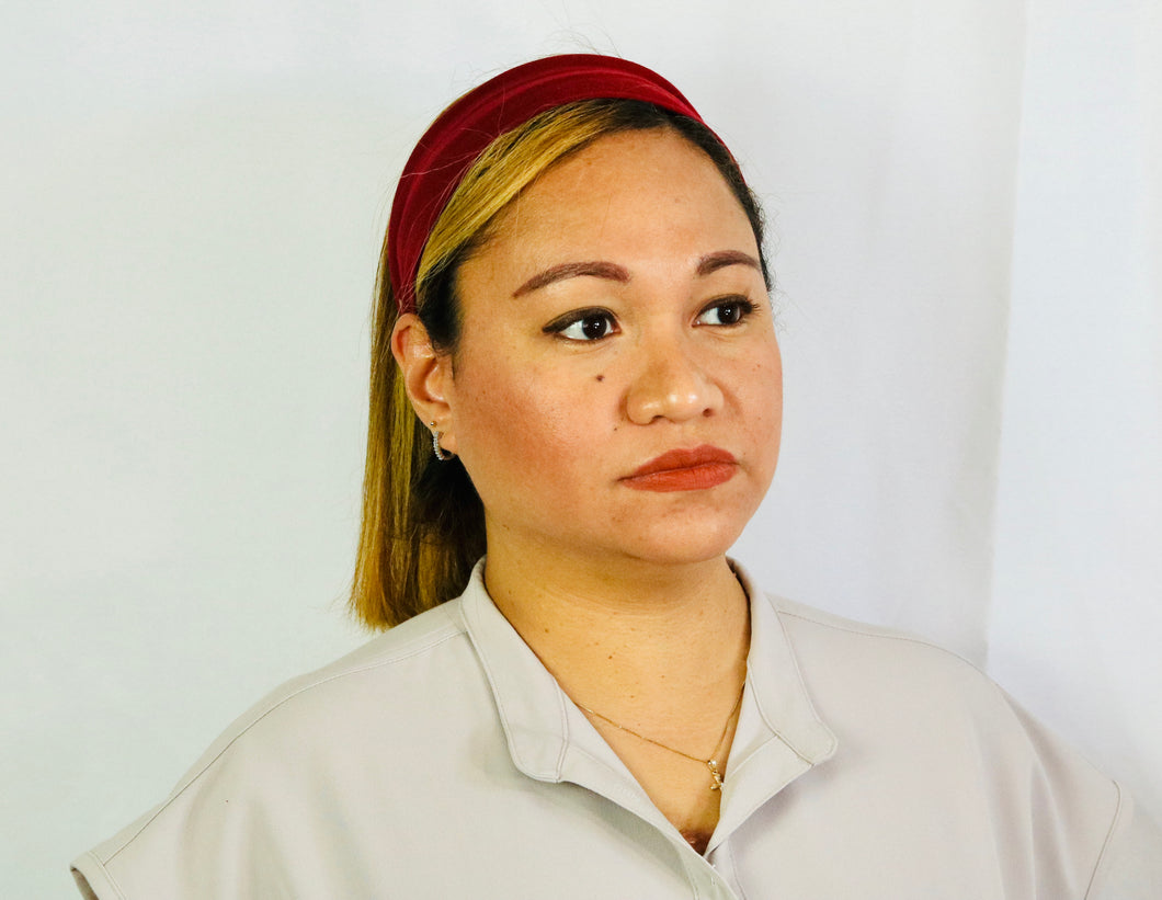 BURGUNDY HEADBAND